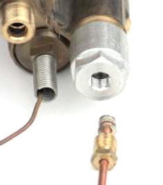 Screw fit thermocouple