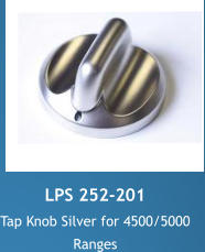 LPS 252-201 Tap Knob Silver for 4500/5000 Ranges