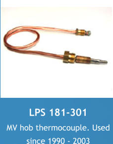 LPS 181-301 MV hob thermocouple